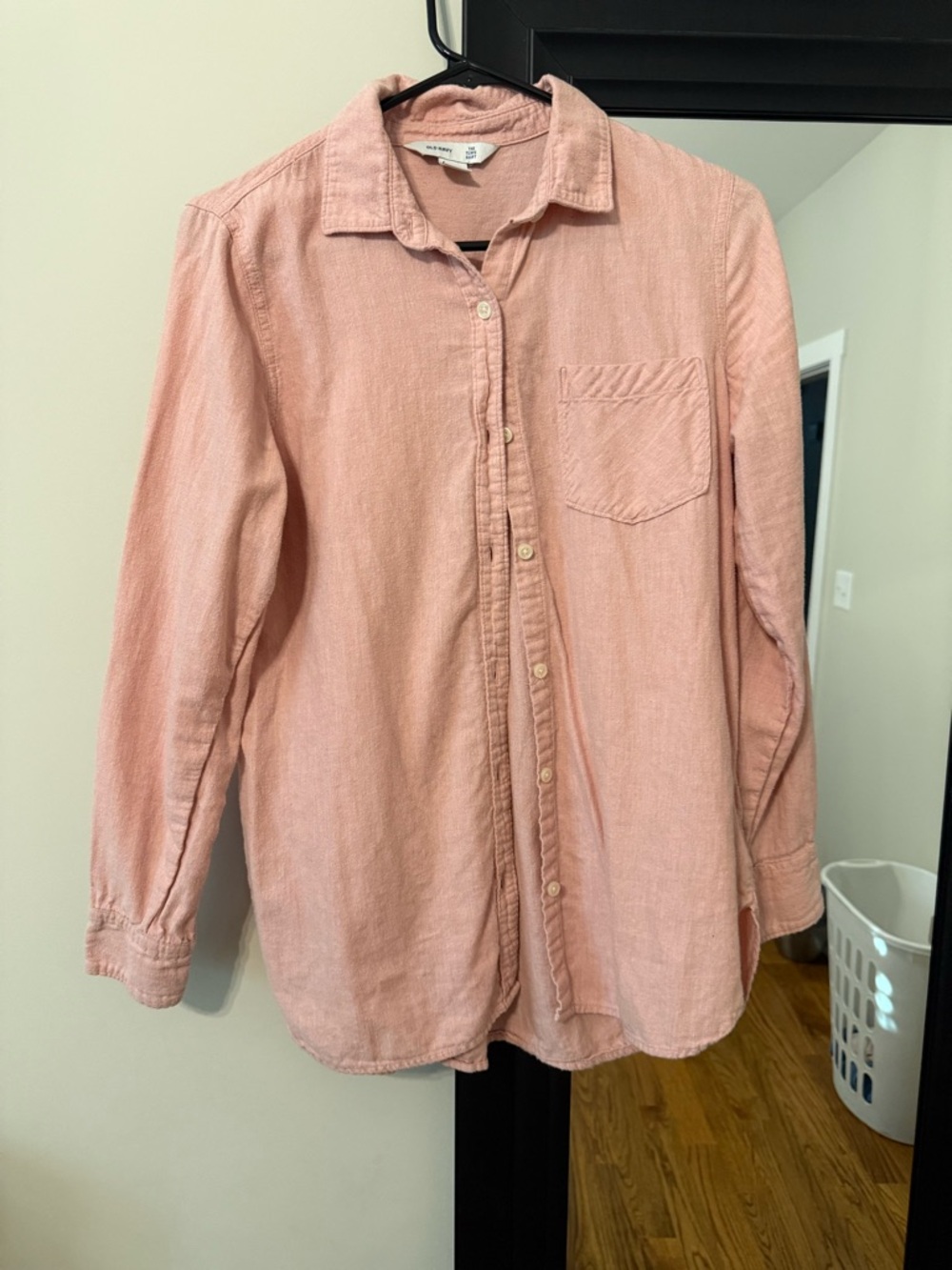 Old Navy Pink Button-Down Shirt